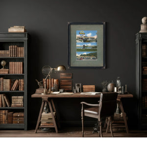 Berg's Scenic Motel — vintage wall art by Bella Frye