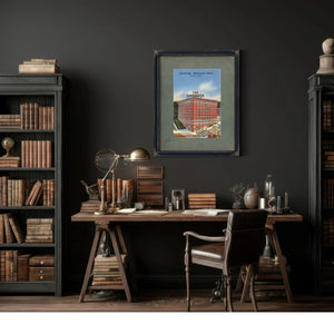 Cambridge Apartment Hotel Seattle Washington — vintage wall art by Bella Frye