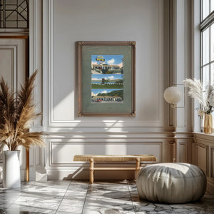 Berg's Scenic Motel — vintage wall art by Bella Frye