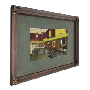 The Winthrop Hotel's Daffodil Room Tacoma Washington, Bourbon frame — vintage framed wall art by Bella Frye
