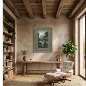 Mt Baker And Reflection Lake Washington — vintage wall art by Bella Frye