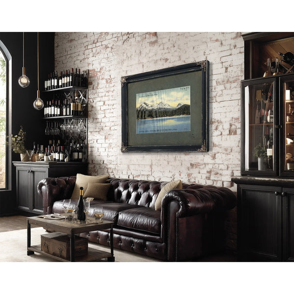Three Sisters And Mirror Lake Oregon — vintage wall art by Bella Frye