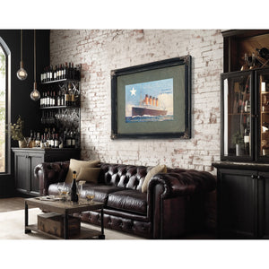 White Star Line Olympic and Titanic Promotional Brochure Cover — Framed Wall Art Room View | Bella Frye
