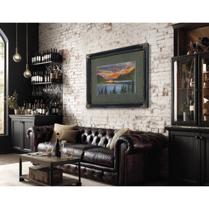 Sunset On The Columbia Portland Oregon — vintage wall art by Bella Frye