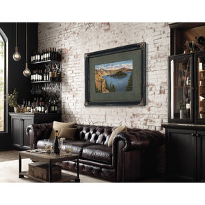 Wizard Island Crater Lake Crater Lake National Park Oregon — vintage wall art by Bella Frye