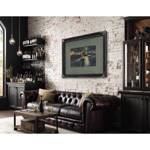 Moonlight On The Spokane River Spokane Washington — vintage wall art by Bella Frye