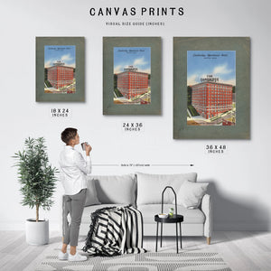 Cambridge Apartment Hotel Seattle Washington — vintage wall art by Bella Frye