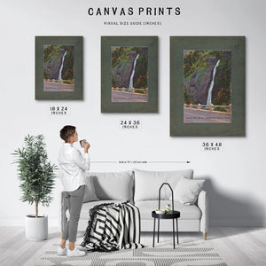 Horsetail Falls 205 Feet Columbia River Highway Oregon — vintage wall art by Bella Frye