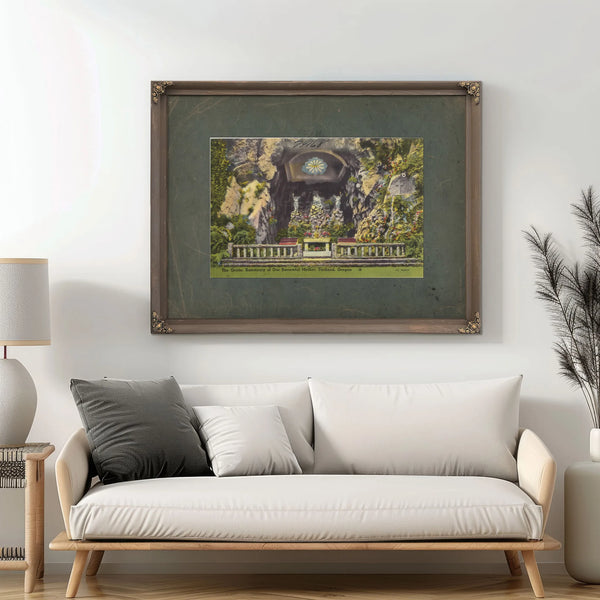 The Grotto Sanctuary Of Our Sorrowful Mother Portland Oregon'1 — vintage wall art by Bella Frye