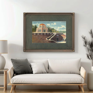 Vista House Observatory Columbia River Highway Oregon — vintage wall art by Bella Frye