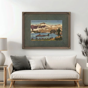Pack Train In The Wallowa Mountains Oregon — vintage wall art by Bella Frye
