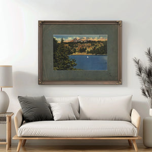 Todd Lake And Broken Top Near Bend Oregon — vintage wall art by Bella Frye