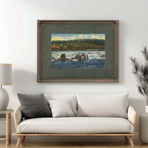 Willamette Falls At Oregon City Oregon — vintage wall art by Bella Frye