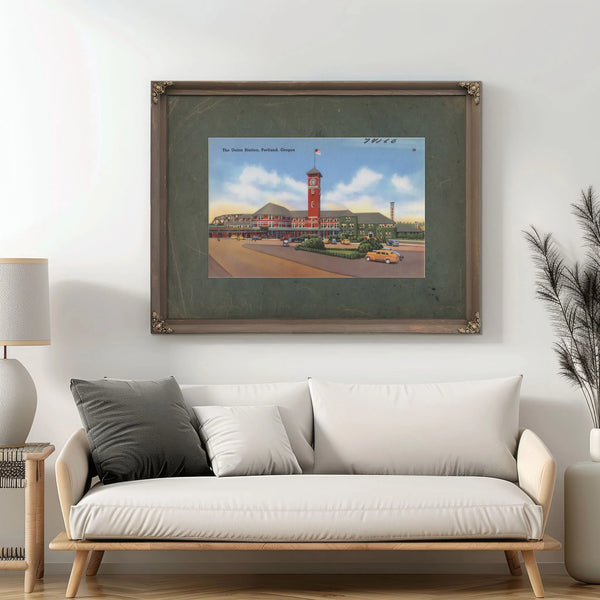 The Union Station Portland Oregon — vintage wall art by Bella Frye