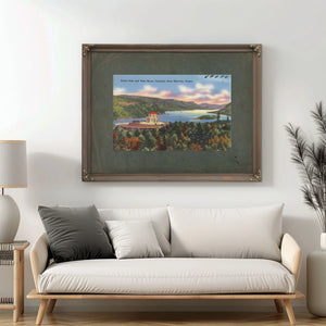 Crown Point And Vista House Columbia River Highway Oregon — vintage wall art by Bella Frye