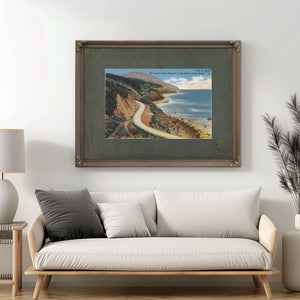The Oregon Coast Highway On The Shores Of The Pacific — vintage wall art by Bella Frye