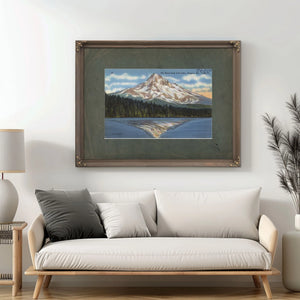 Mt Hood From Lost Lake Oregon Alt 11225 Ft'1 — vintage wall art by Bella Frye