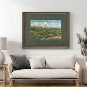 Mt Hood Oregon Hood River Valley In Foreground — vintage wall art by Bella Frye