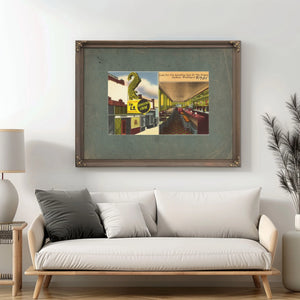 Chung King Inn Look For Sparkling Sign Of The Dragon Spokane Washington — vintage wall art by Bella Frye