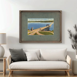 Lake Washingtonpontoon Bridge Seattle Washington — vintage wall art by Bella Frye
