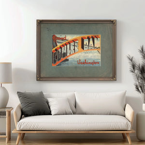 Grand Coulee Dam Washington — vintage wall art by Bella Frye