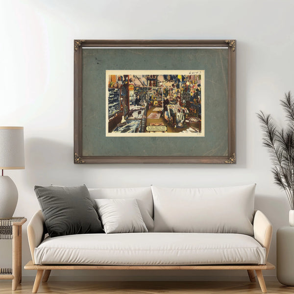 Ye Olde Curiosity Shop — vintage wall art by Bella Frye