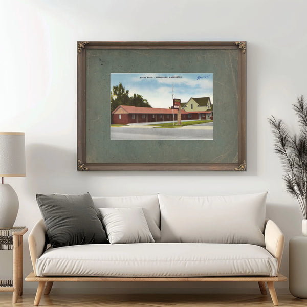 Kerns Motel Ellensburg Washington — vintage wall art by Bella Frye