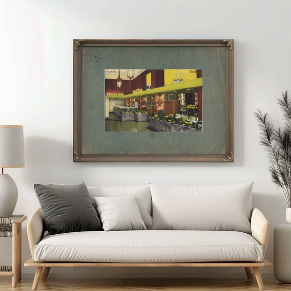 The Winthrop Hotel's Daffodil Room Tacoma Washington — vintage wall art by Bella Frye