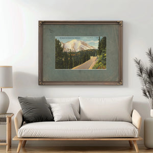 Mt Rainier From Naches Pass Washington — vintage wall art by Bella Frye
