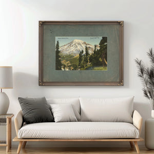 Rainier National Park Mt Rainier And Paradise Valley Washington — vintage wall art by Bella Frye