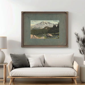 Rainier National Park Mt Rainier And Paradise Valley'1 — vintage wall art by Bella Frye