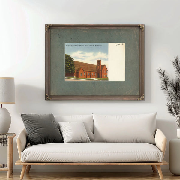 Chehalis Seventh Day Adventist Church Chehalis Washington — vintage wall art by Bella Frye