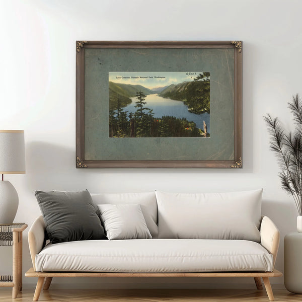 Lake Crescent Olympic National Park Washington — vintage wall art by Bella Frye