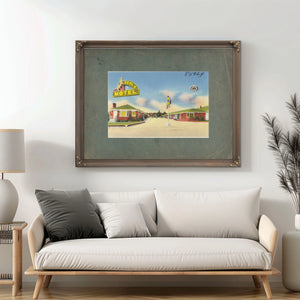Seal's Motel — vintage wall art by Bella Frye