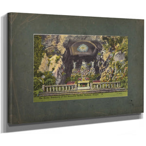 The Grotto Sanctuary Of Our Sorrowful Mother Portland Oregon'1, canvas wrap — vintage framed wall art by Bella Frye