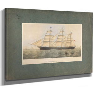 Clipper Ship Arizona 1227 Tons Register — Stretched Canvas Print | Bella Frye