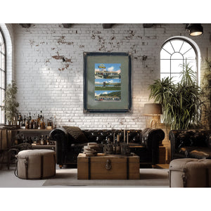 Berg's Scenic Motel — vintage wall art by Bella Frye