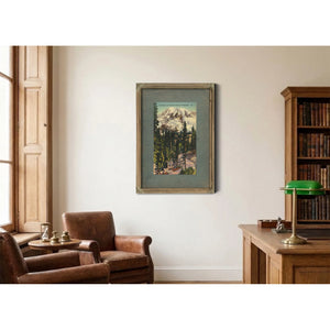 Mt Rainier And Paradise Highway Washington — vintage wall art by Bella Frye