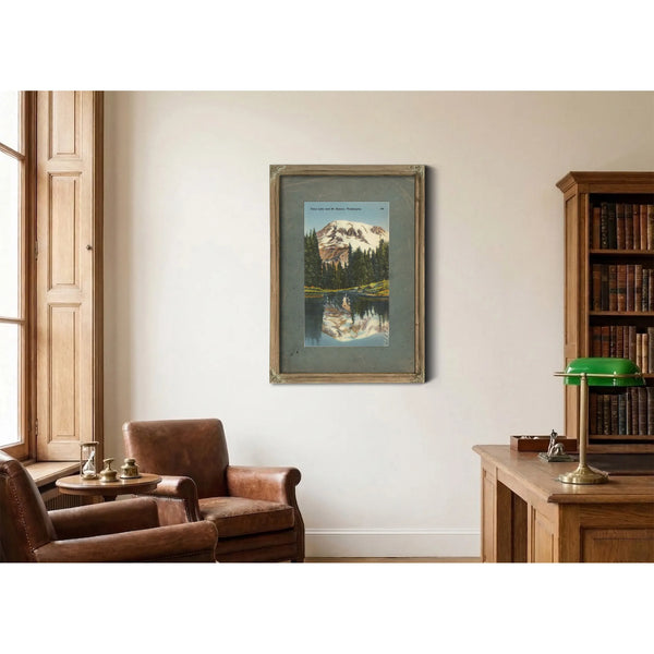 Fairy Lake And Mt Rainier Washington — vintage wall art by Bella Frye