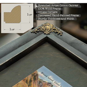 Wizard Island Crater Lake Crater Lake National Park Oregon — vintage wall art by Bella Frye