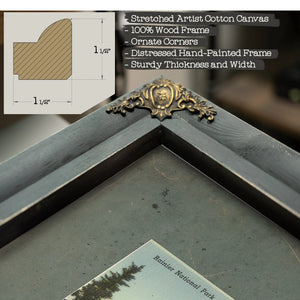 Rainier National Park Mt Rainier And Paradise Valley Washington — vintage wall art by Bella Frye