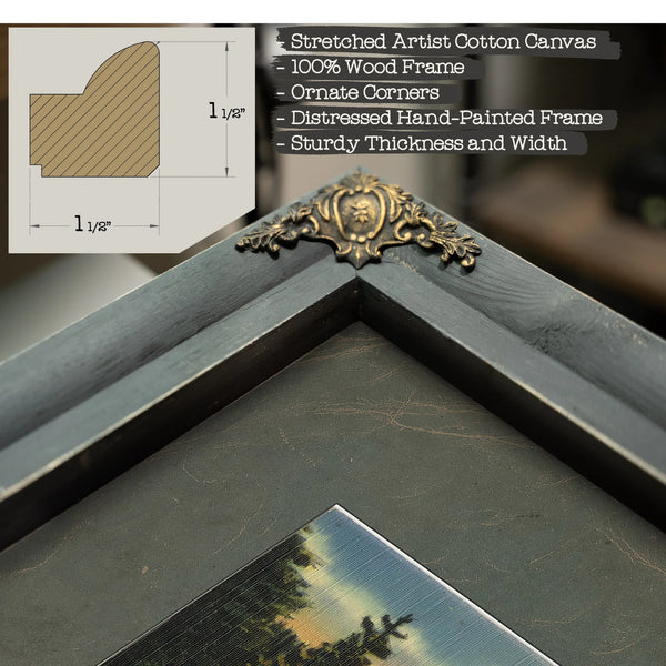 Todd Lake And Broken Top Near Bend Oregon — vintage wall art by Bella Frye