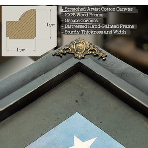 White Star Line Olympic and Titanic Promotional Brochure Cover — Framed Wall Art Room View | Bella Frye