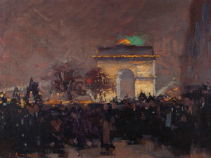 Ernest Jules Renoux 11 Novembre 1920 Installation Des Cendres Du Soldat Inconnu Sous Larc De Triomphe De Letoile By Ernest Jules Renoux