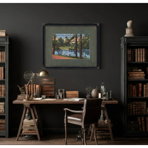 Scene In Laurelhurst Park Portland Oregon — vintage wall art by Bella Frye