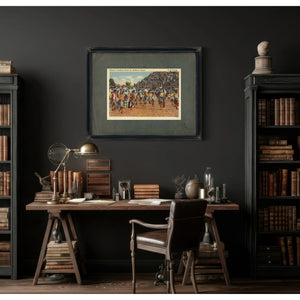 Indians At Pendleton Round Up Pendleton Oregon — vintage wall art by Bella Frye