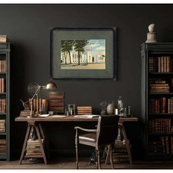 State Capitol Salem Oregon'1 — vintage wall art by Bella Frye