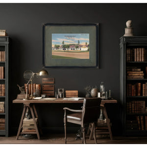 Pilot Butte Motor Court — vintage wall art by Bella Frye
