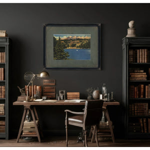 Todd Lake And Broken Top Near Bend Oregon — vintage wall art by Bella Frye