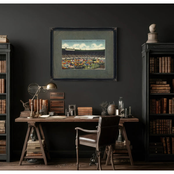 Judging Rose Festival Floats Multnomah Stadium Portland Oregon — vintage wall art by Bella Frye